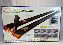 Employee Vintage 1989 Hot Wheels Super Changers Drag Strip Racing Track Set NIB