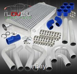 Fmic Front Mount Intercooler + Chrome BOV + Silicone Couplers + Aluminum Piping
