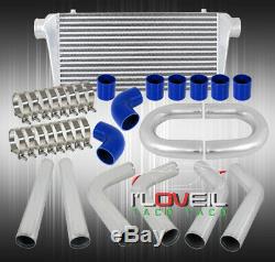 Fmic Front Mount Intercooler + Chrome BOV + Silicone Couplers + Aluminum Piping