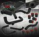 For 92-95 Civic Fmic Intercooler + Turbo Piping Kit + Black Coupler Tbolt Clamps