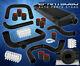 For 92-95 Civic Jdm Aluminum Sqv Bov Adapter Flange Piping Kit Black Intercooler