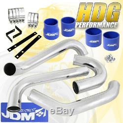For 93-98 Toyota Supra Turbocharged Aluminum Front Mount Intercooler Piping Jdm