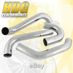 For 93-98 Toyota Supra Turbocharged Aluminum Front Mount Intercooler Piping Jdm