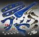 For 94-01 Integra Blue Suspension Combo Set Control Arm + Camber Kit + Subframe