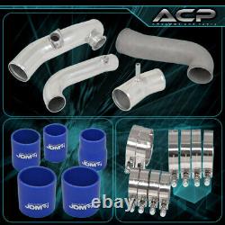 For Subaru Brz Frs Aluminum Front Mount Intercooler + Piping Kit Blue Couplers