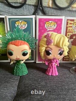 Funko Pop Set of RuPaul's Drag Race Lot of 7 Hot Topic Exclusives Trixie Mattel