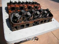 GM Big Block Chevy Large Oval Port Cylinder Heads 353049 C-23-73 & C-16-73 Set