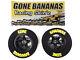 Gone Bananas Racing Skinz Foam Drag Wheels & Tires (set Of 2)