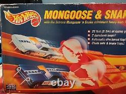 Hot Wheels 1993 Mongoose & Snake Diecast Funny Car Race Track McEwen Prudhomme