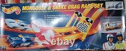 Hot Wheels 1993 Mongoose & Snake Diecast Funny Car Race Track McEwen Prudhomme