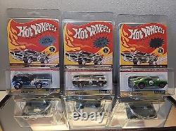 Hot Wheels 2002 RLC Series 1 Complete Set With PINK BEACH BOMB 2 / VW DRAG BUS