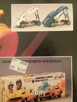 Hot Wheels 25th Anniversary Mongoose & Snake Drag Race Set (SEALED)