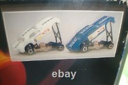 Hot Wheels 25th Anniversary Mongoose and Snake Drag Race Set 11644 NEVER USED