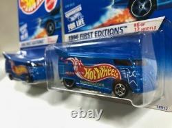 Hot Wheels 30th Anniversary 1996 First Editions Race Team Drag Bus Set of 2