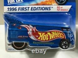 Hot Wheels 30th Anniversary 1996 First Editions Race Team Drag Bus Set of 2