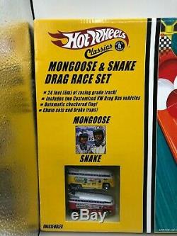 Hot Wheels Classics Mongoose & Snake Drag Race Set Autographed By Both Drivers