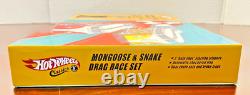 Hot Wheels Classics Mongoose & Snake VW Drag Bus Race Set J4225 2005 164 NEW