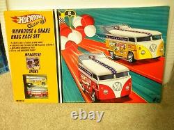 Hot Wheels Classics Mongoose & Snake VW Drag Bus Race Set #J4225 NRFB 2005 164