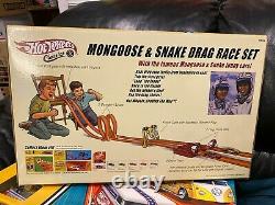 Hot Wheels Drag Strip Demons Mongoose & Snake Drag Race Set