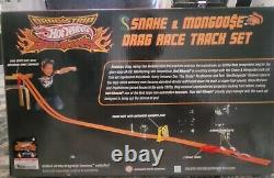 Hot Wheels Drag Strip Demons Snake & Mongoo$e Drag Race Set Autographed