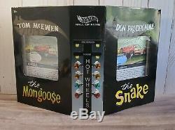 Hot Wheels Hall Of Fame Snake And Mongoose Drag Race 164 Scale Diecast Car Set