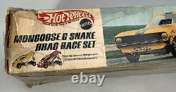 Hot Wheels Mongoose & Snake Drag Race Set RARE HTF (1306)