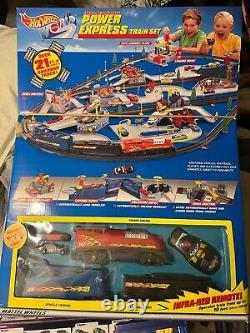 Hot wheels Infra-Red Remote Power Express Train Set/Battery Operated Race Set