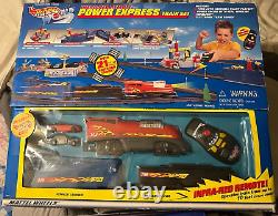 Hot wheels Infra-Red Remote Power Express Train Set/Battery Operated Race Set