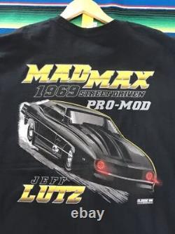 Jeff Lutz 1969 Madmax T-Shirt Drag Race America Zero Yon Lace Racing Vintage Set