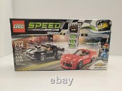 LEGO SPEED CHAMPIONS Chevrolet Camaro Drag Race (75874) New Factory Sealed