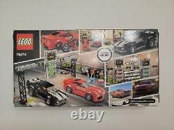 LEGO SPEED CHAMPIONS Chevrolet Camaro Drag Race (75874) New Factory Sealed