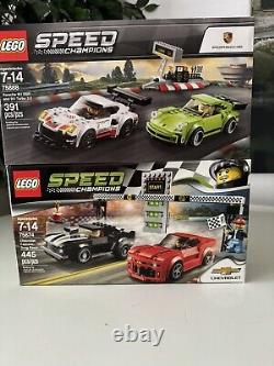 LEGO SPEED CHAMPIONS Chevrolet Camaro Drag Race 75874 Porche 911 RSR 911 Turbo