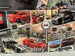 LEGO SPEED CHAMPIONS Chevrolet Camaro Drag Race 75874 Porche 911 RSR 911 Turbo