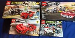 LEGO Speed Champions 4 Set Lot 75874 75873 76903 76895 All NEW Sealed Rare