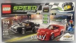 LEGO Speed Champions 75874 Chevrolet Camaro Drag Race Factory Sealed box damaged