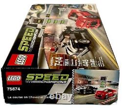 LEGO Speed Champions 75874 Chevrolet Camaro Drag Race NEW SEALED 445 Pcs