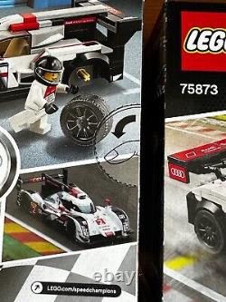 LEGO Speed Champions Audi R18, Audi R8, Corvette Z06, Ford Mustang, Camero Drag Race