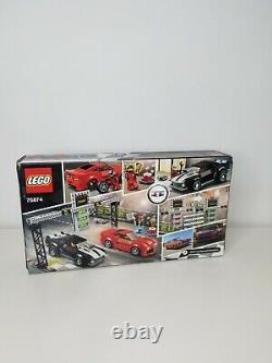 LEGO Speed Champions Chevrolet Camaro Drag Race (75874) New In Box 445 pcs cars