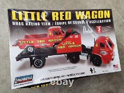LINDBERG LITTLE RED WAGON Drag Racing Team 1/25 Model Kit #72170 Factory Sealed