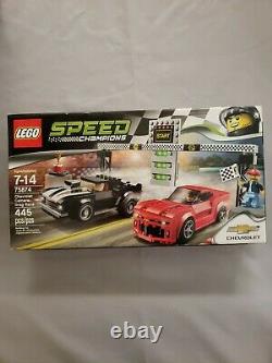Lego Speed Champions Chevrolet Camaro Drag Race 75874 NEW Sealed (445 pcs)