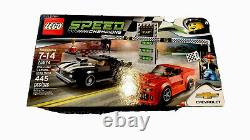 Lego Speed Champions Chevrolet Camaro Drag Race Black Red 445 Pieces 75874 Nisb