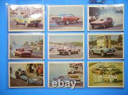 Lot 27 1971 1972 Fleer Canada Drag Nationals Ahra Collector Cards Ex Ex- Sharp