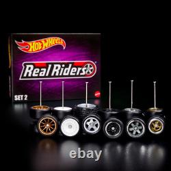 Lot Of 4 2022 Hot Wheels Rlc Real Riders Wheel Pack Sets 1, 2, 3, 4