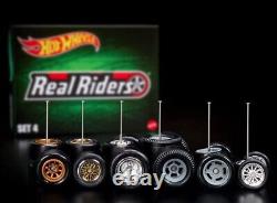 Lot Of 4 2022 Hot Wheels Rlc Real Riders Wheel Pack Sets 1, 2, 3, 4