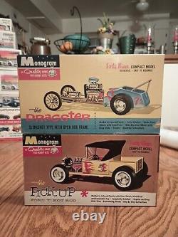 MONOGRAM forty niner 2 Kit Lot the DRAGSTER & the PICK-UP Both NOS Mint Kits