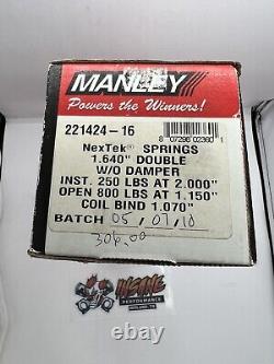 Manley 221424-16 NexTek Series Drag Race Valve Springs 1.640.880 Lift Set 16