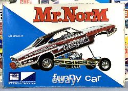 Mpc 1969 Dodge Mr. Norm Super Charger Funny Car Kit#714-200 Amt 1/25 Complete