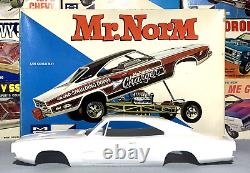 Mpc 1969 Dodge Mr. Norm Super Charger Funny Car Kit#714-200 Amt 1/25 Complete