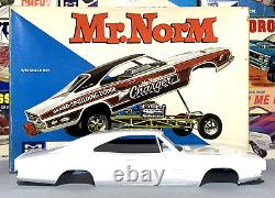 Mpc 1969 Dodge Mr. Norm Super Charger Funny Car Kit#714-200 Amt 1/25 Complete