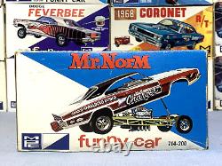 Mpc 1969 Dodge Mr. Norm Super Charger Funny Car Kit#714-200 Amt 1/25 Complete